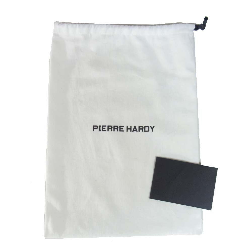 PIERRE HARDY ピエールアルディ Alpha suede cross-body bag アルファ スエード クロス ボディ バッグ イエロー×ブラウン系【新古品】【未使用】【中古】