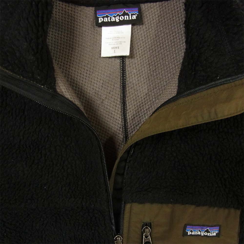 patagonia パタゴニア 23055F8 Classic Retro-X Jacket クラシック レトロX フリース ジャケット ブラック系 L【中古】