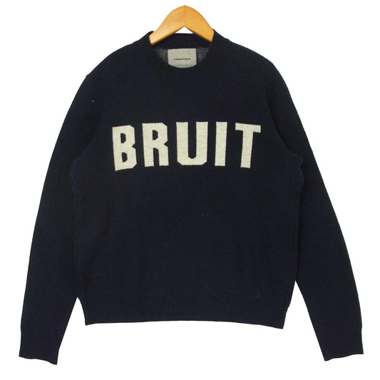 UNDERCOVER アンダーカバー L4903-1 アンダーカバイズム UNDERCOVERISM 13AW BRUIT カシミヤ混 クルーネック ニット ダークネイビー系 2【中古】