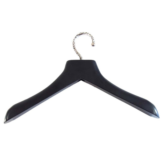 CHROME HEARTS クロムハーツ（原本無） EBONY LIGHT CLOTH HANGER スクロール フック エボニー ハンガー ブラック系【中古】