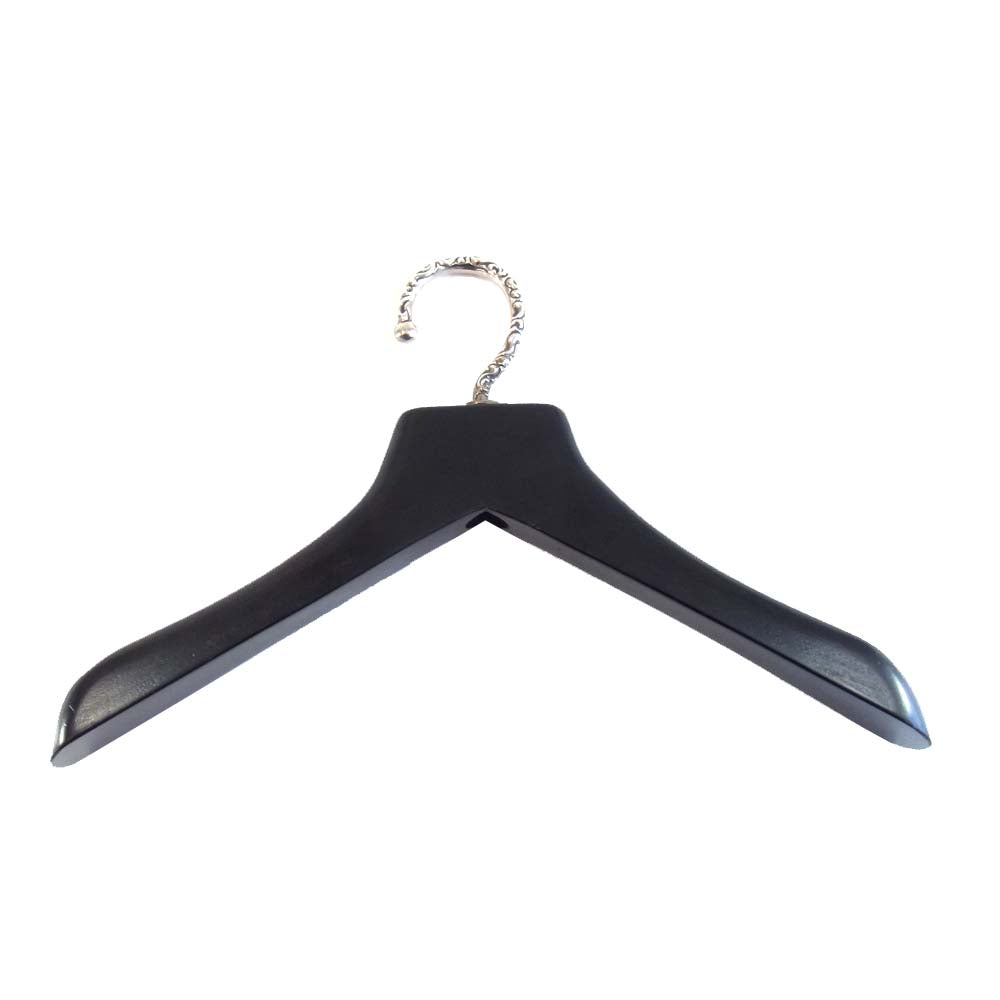 CHROME HEARTS クロムハーツ（原本無） EBONY LIGHT CLOTH HANGER スクロール フック エボニー ハンガー ブラック系【中古】