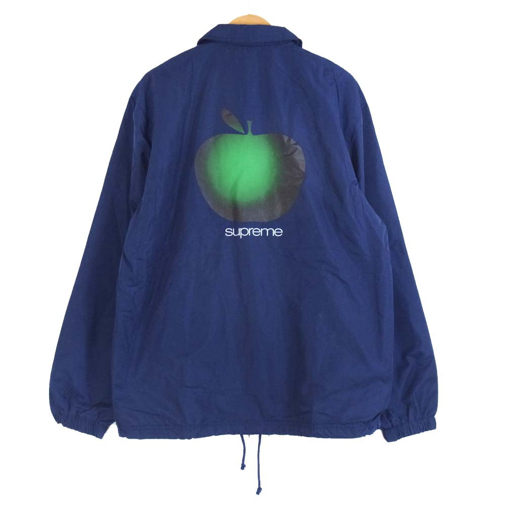 Supreme シュプリーム 19SS Apple Coaches Jacket Navy ネイビー系 S【新古品】【未使用】【中古】