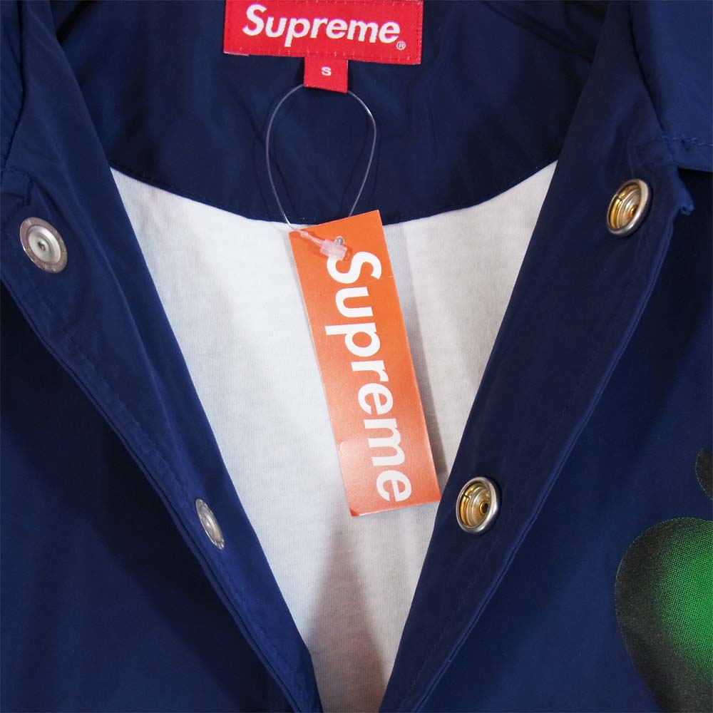 Supreme シュプリーム 19SS Apple Coaches Jacket Navy ネイビー系 S【新古品】【未使用】【中古】
