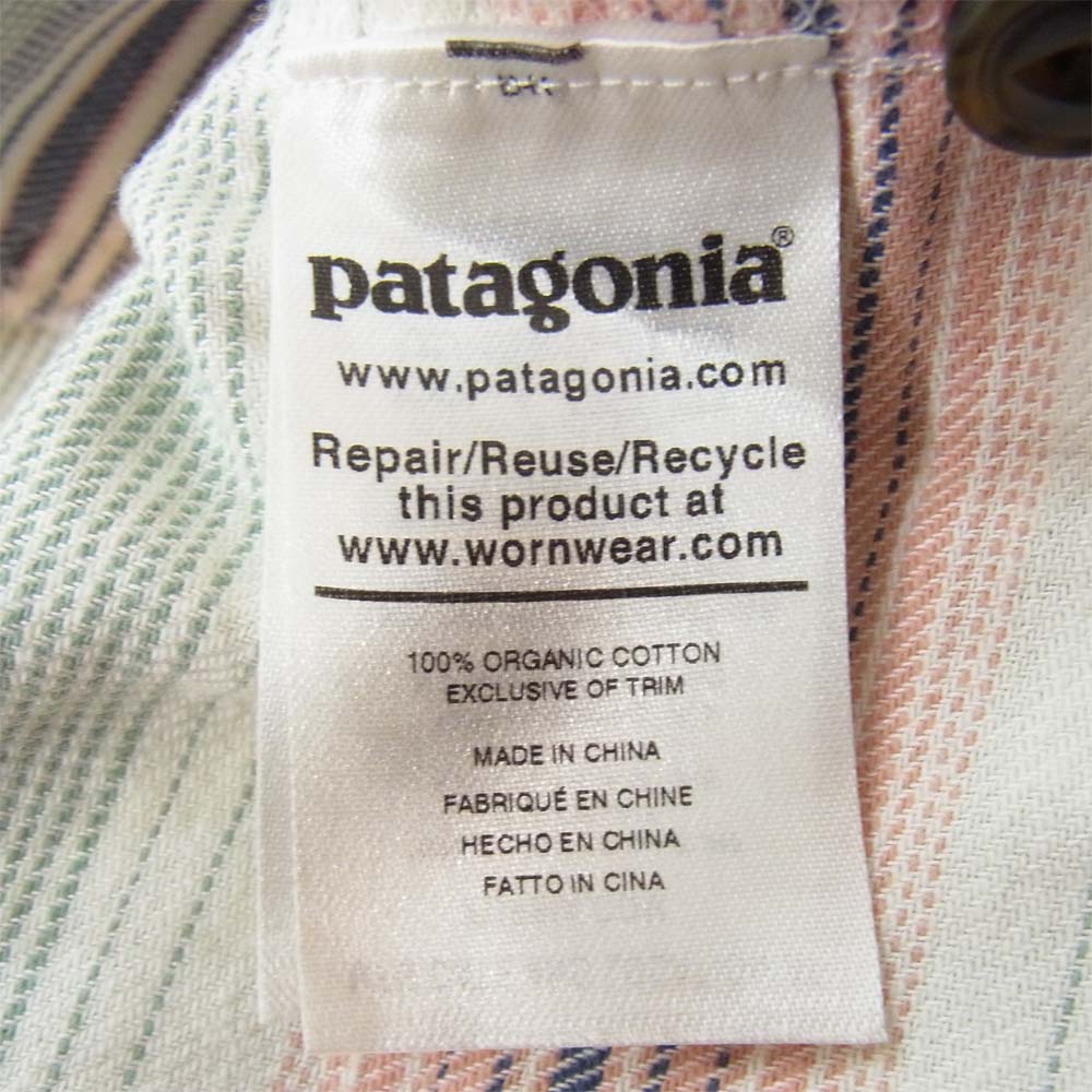 patagonia パタゴニア 20ss 53275 LW Fjord Flannel Hoody White Wash ライトウェイト フィヨルド フランネル フーディ Ｍ マルチカラー系 M【新古品】【未使用】【中古】