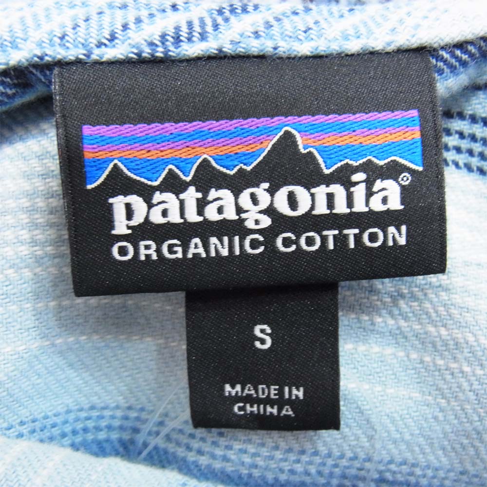 patagonia パタゴニア 20ss 53275 LW Fjord Flannel Hoody Big Sky Blue ライトウェイト フィヨルド フランネル フーディ Ｓ ブルー系 S【新古品】【未使用】【中古】