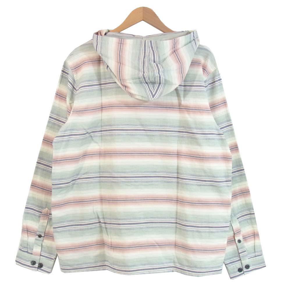 patagonia パタゴニア 20ss 53275 LW Fjord Flannel Hoody White Wash ライトウェイト フィヨルド フランネル フーディ Ｌ マルチカラー系 L【新古品】【未使用】【中古】