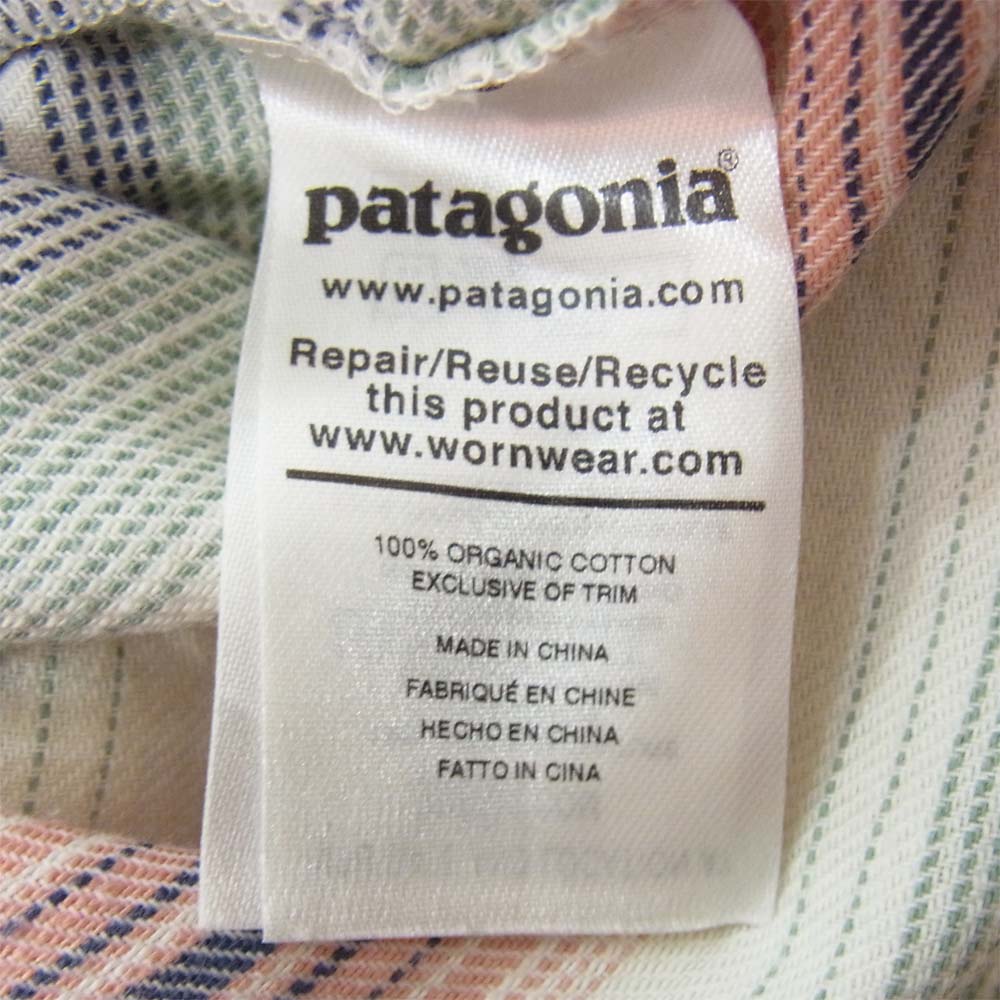 patagonia パタゴニア 20ss 53275 LW Fjord Flannel Hoody White Wash ライトウェイト フィヨルド フランネル フーディ Ｌ マルチカラー系 L【新古品】【未使用】【中古】