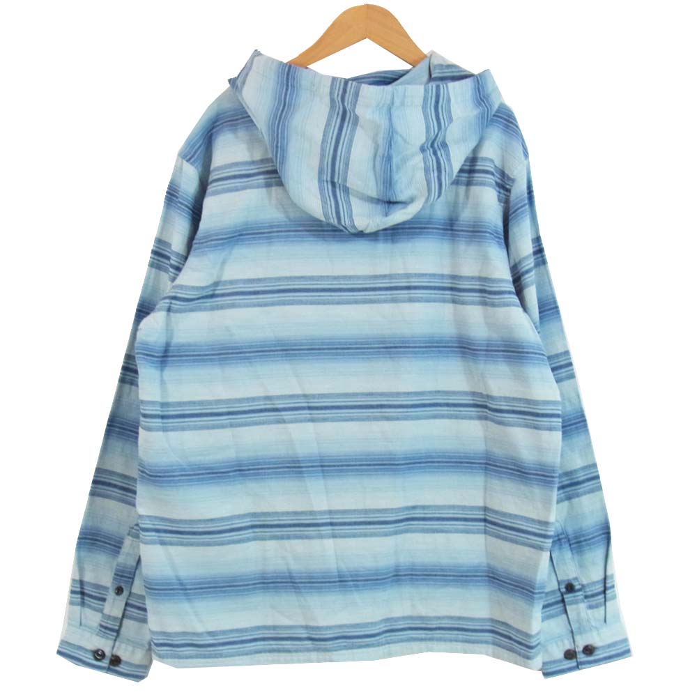 patagonia パタゴニア 20ss 53275 LW Fjord Flannel Hoody Big Sky Blue ライトウェイト フィヨルド フランネル フーディ Ｍ ブルー系 M【新古品】【未使用】【中古】