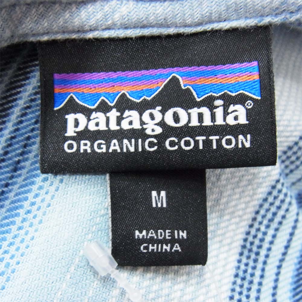 patagonia パタゴニア 20ss 53275 LW Fjord Flannel Hoody Big Sky Blue ライトウェイト フィヨルド フランネル フーディ Ｍ ブルー系 M【新古品】【未使用】【中古】
