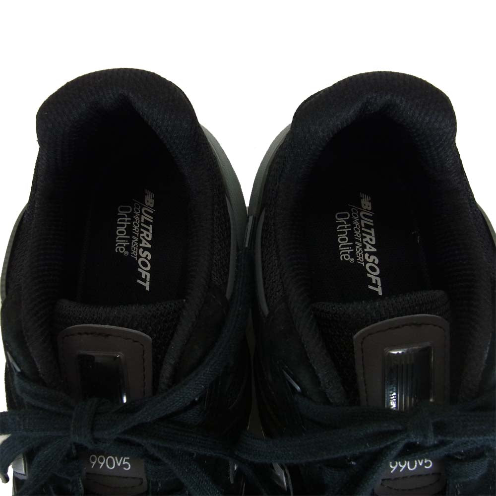 NEW BALANCE ニューバランス M990BK5 USA製 M990 BK5 ブラック ブラック系 27cm【極上美品】【中古】