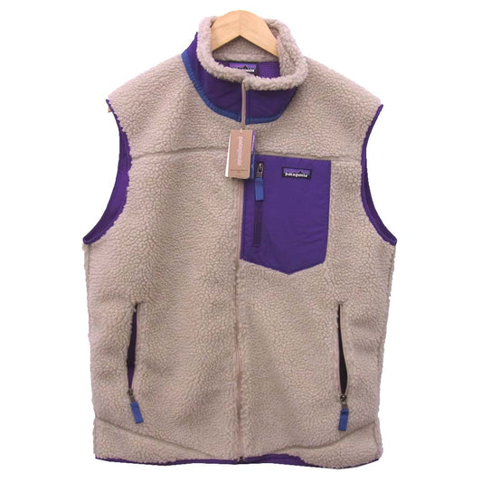 patagonia パタゴニア 20AW 23048 Classic Retro-X Vest クラシック レトロX ベスト Pelican w/Purple L【新古品】【未使用】【中古】