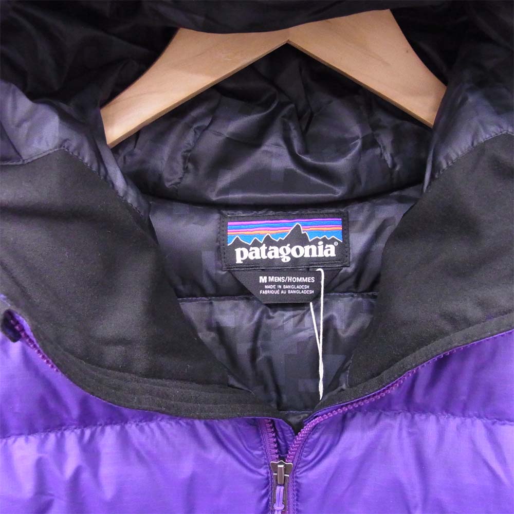 patagonia パタゴニア 20AW 84635 Down Sweater Hoody Pullover Purple ダウン セーター フーディー プルオーバー パープル M【新古品】【未使用】【中古】