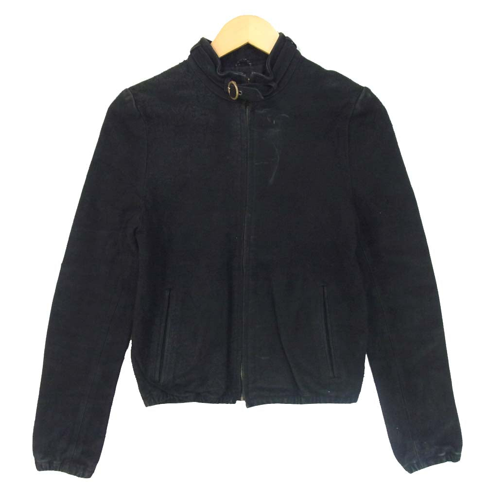 MIHARA YASUHIRO ミハラヤスヒロ レザー スエード ブルゾン ブラック系 サイズ表記無し【中古】