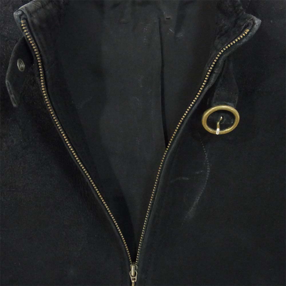 MIHARA YASUHIRO ミハラヤスヒロ レザー スエード ブルゾン ブラック系 サイズ表記無し【中古】