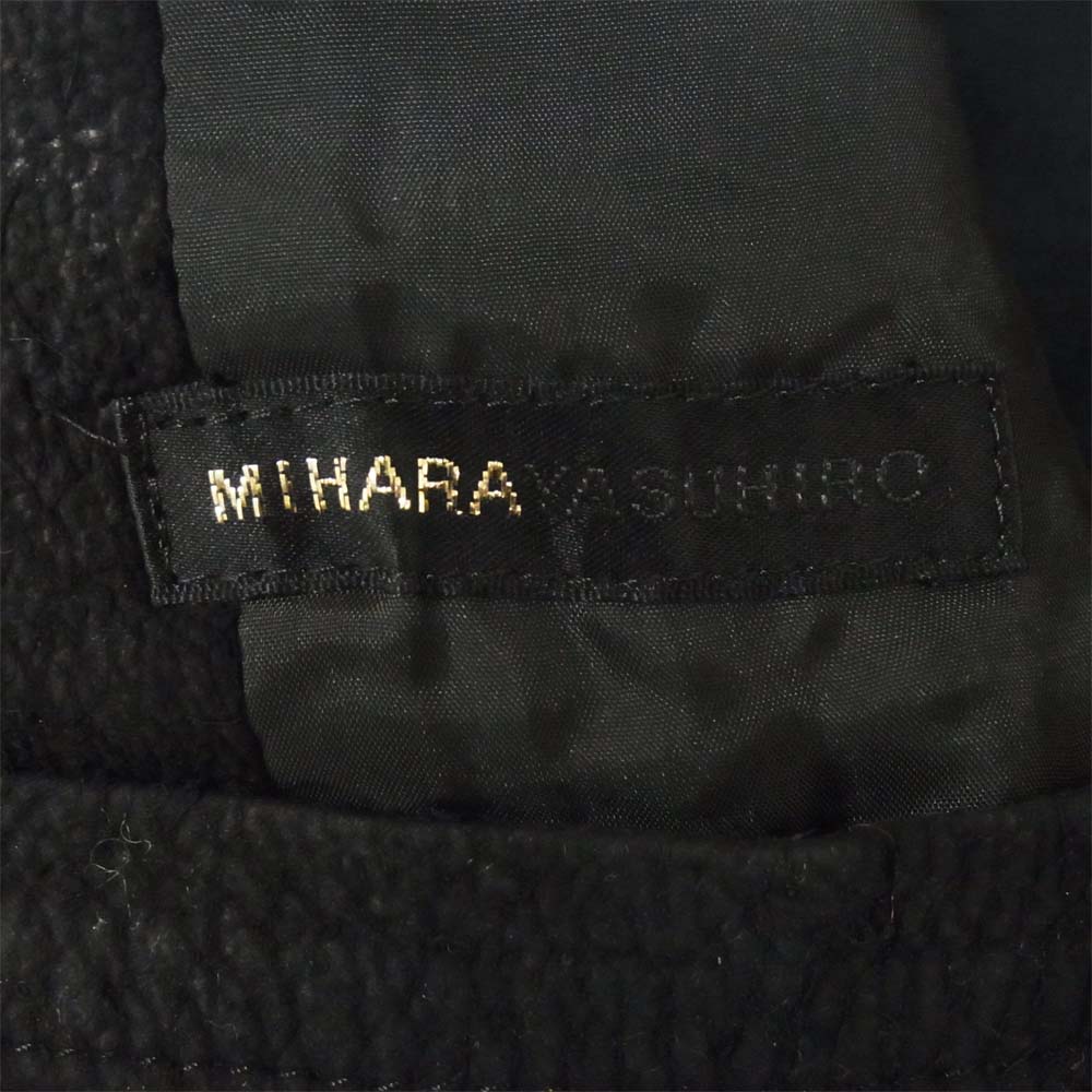 MIHARA YASUHIRO ミハラヤスヒロ レザー スエード ブルゾン ブラック系 サイズ表記無し【中古】