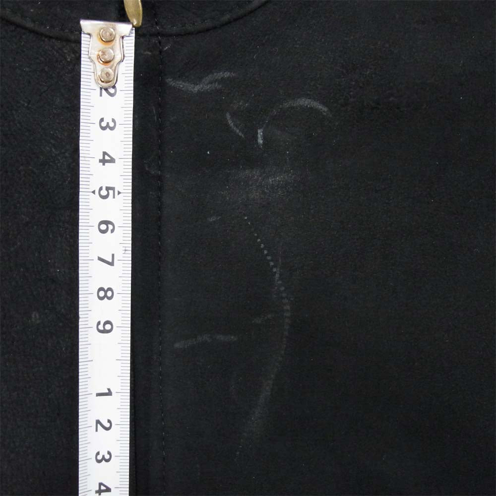 MIHARA YASUHIRO ミハラヤスヒロ レザー スエード ブルゾン ブラック系 サイズ表記無し【中古】
