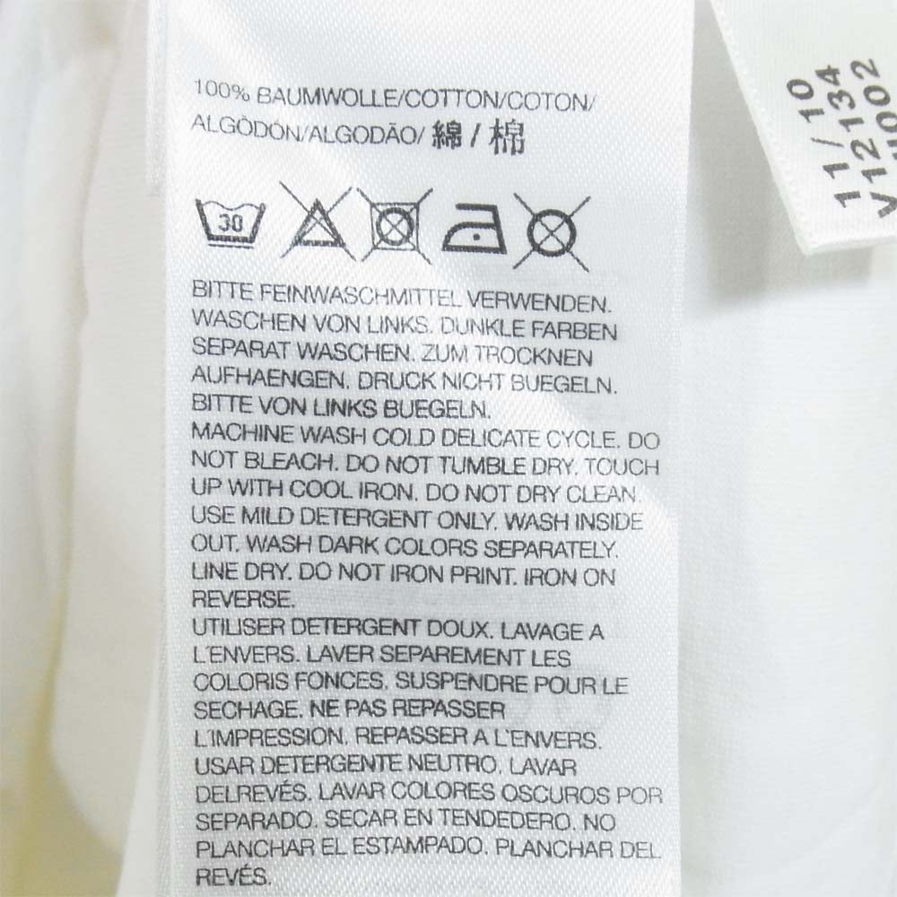 ワイスリー V12134 Y-3 ワイスリー The Y-３s プリント クルーネック 半袖 Tシャツ ホワイト系 L【中古】