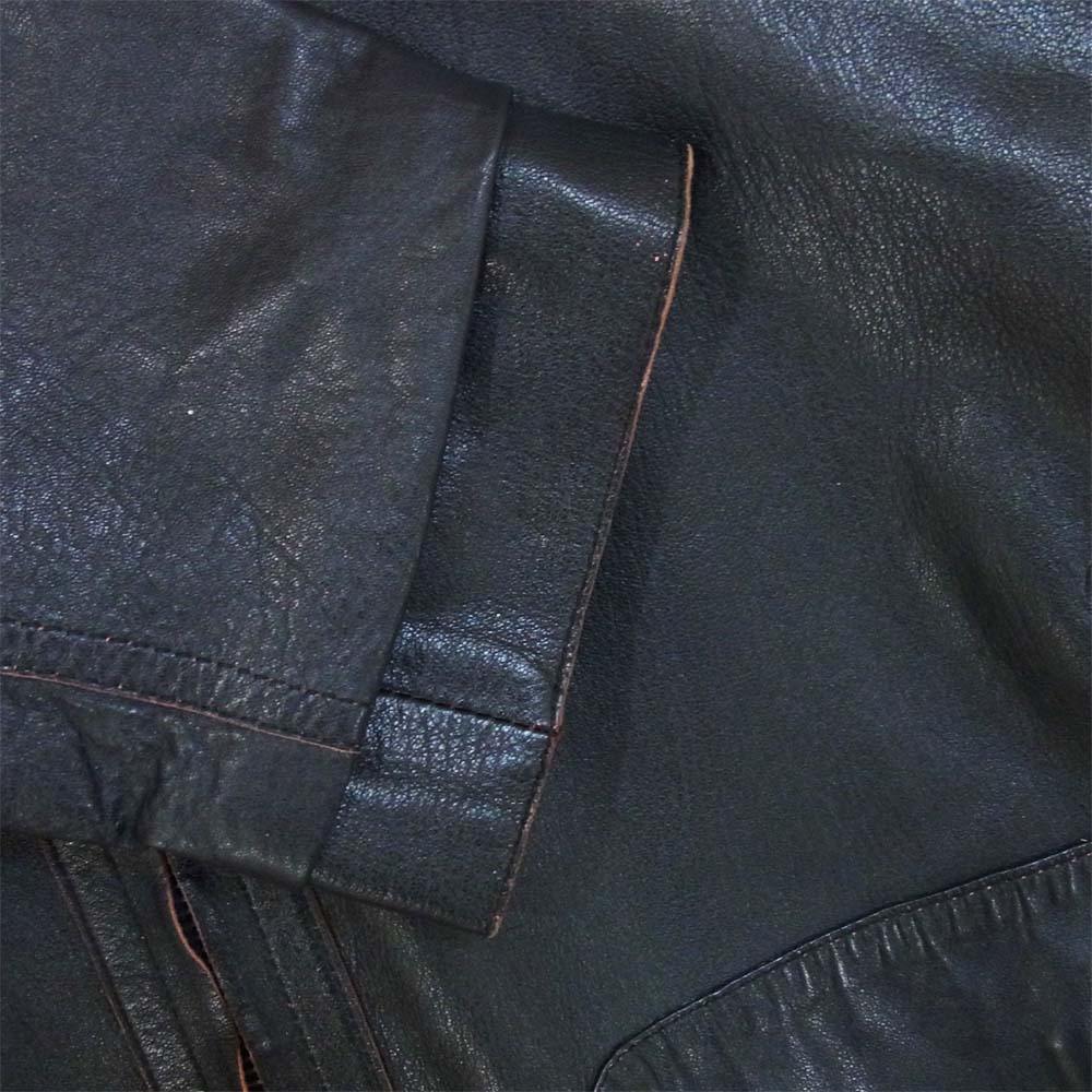 BALLY バリー 3175422 リバーシブル レザー ブルゾン ジャケット ブラック×レッド系 8【中古】