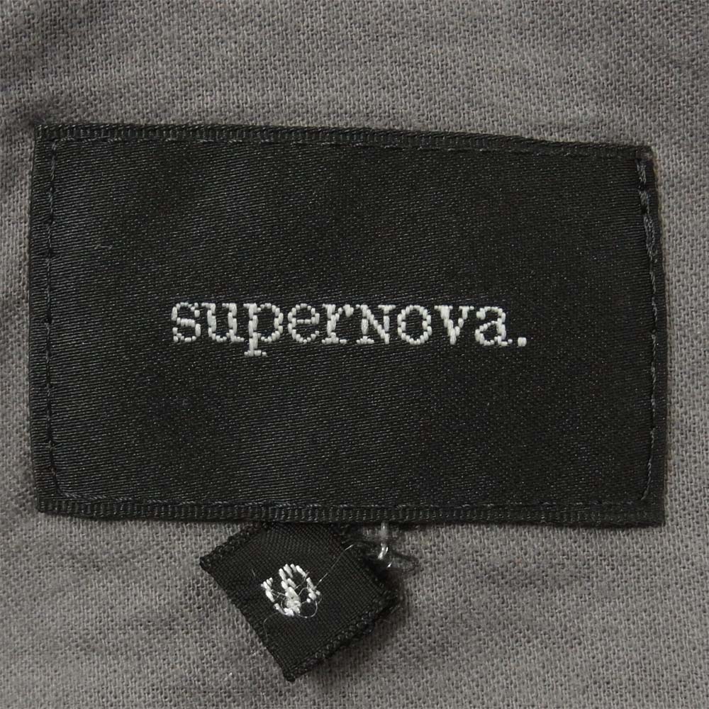 スーパーノヴァ 19SS Utility Trouser ユーティリティ トラウザー パンツ 日本製 グレー系 S【中古】