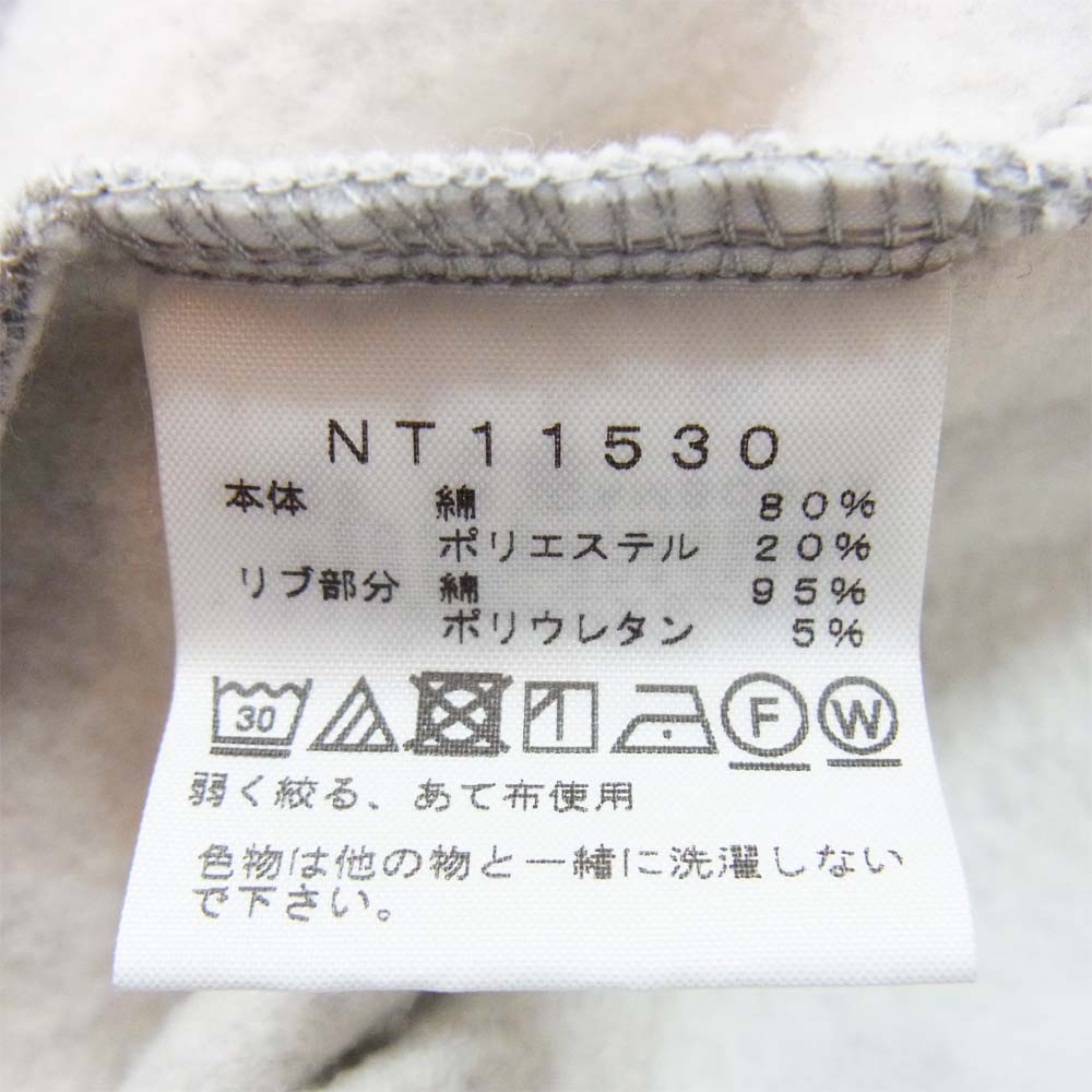 THE NORTH FACE ノースフェイス NT11530 国内正規品 Rearview FullZip Hoodie リアビュー フルジップ フーディ グレー系 M【美品】【中古】