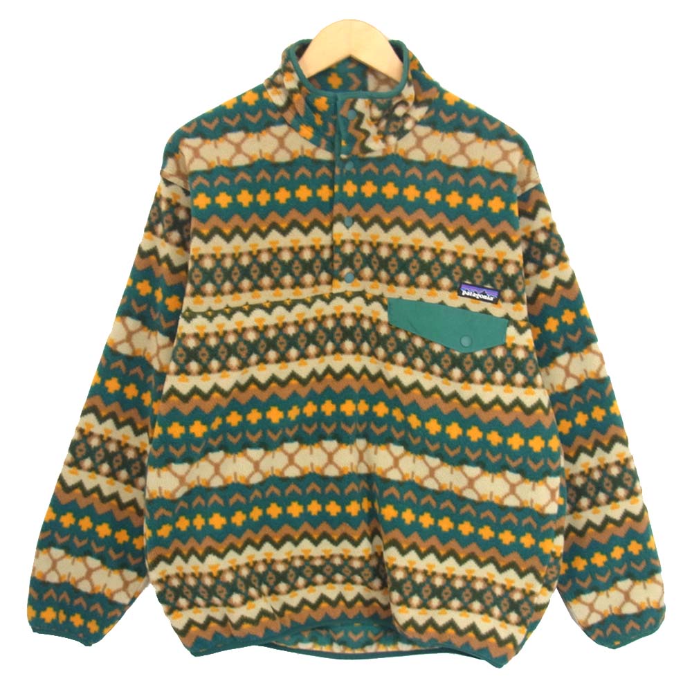 patagonia パタゴニア 25450FA15 シンチラスナップT フリース プルオーバージャケット グリーン系 M【中古】