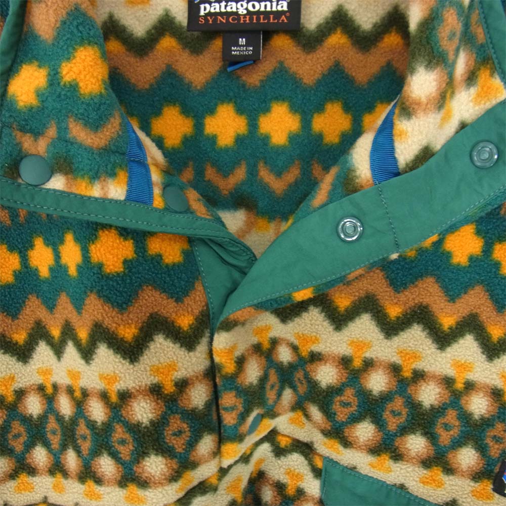 patagonia パタゴニア 25450FA15 シンチラスナップT フリース プルオーバージャケット グリーン系 M【中古】