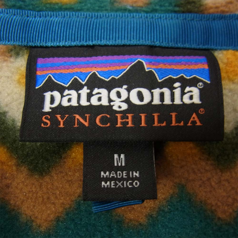 patagonia パタゴニア 25450FA15 シンチラスナップT フリース プルオーバージャケット グリーン系 M【中古】