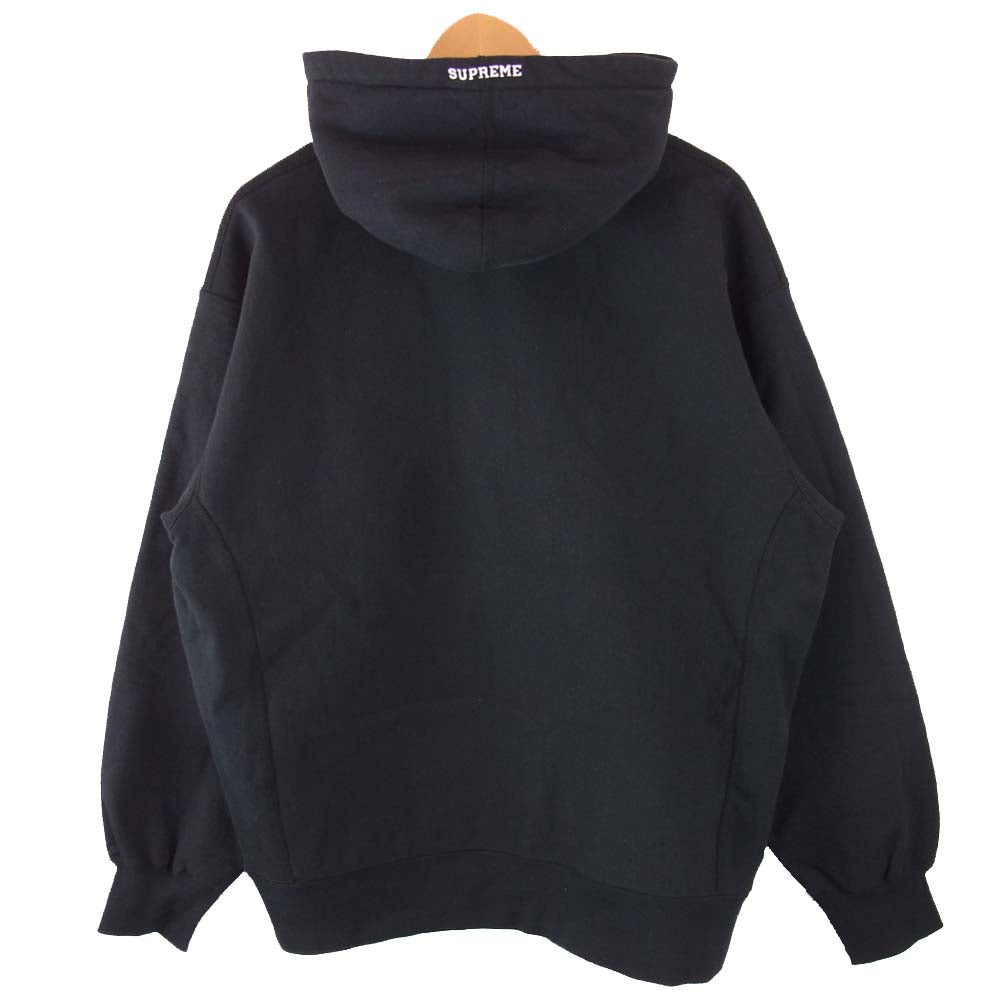 Supreme シュプリーム 20AW S Logo Hooded Sweatshirt ロゴ フーデッド スウェット フーディ ブラック系 L【美品】【中古】
