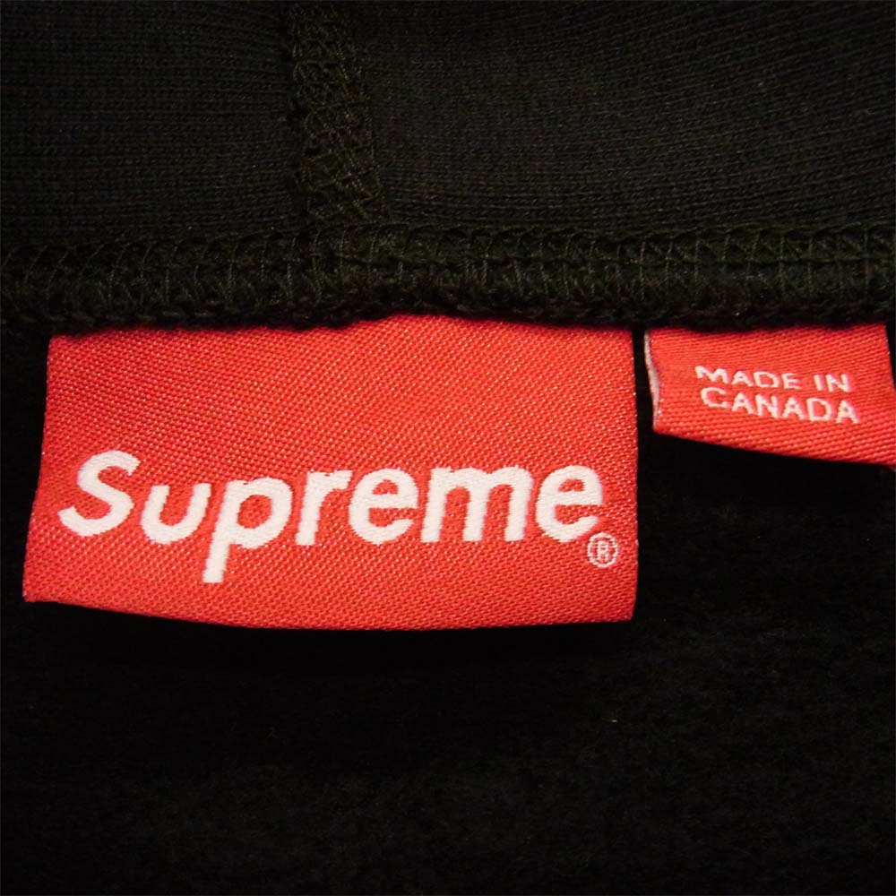 Supreme シュプリーム 20AW S Logo Hooded Sweatshirt ロゴ フーデッド スウェット フーディ ブラック系 L【美品】【中古】