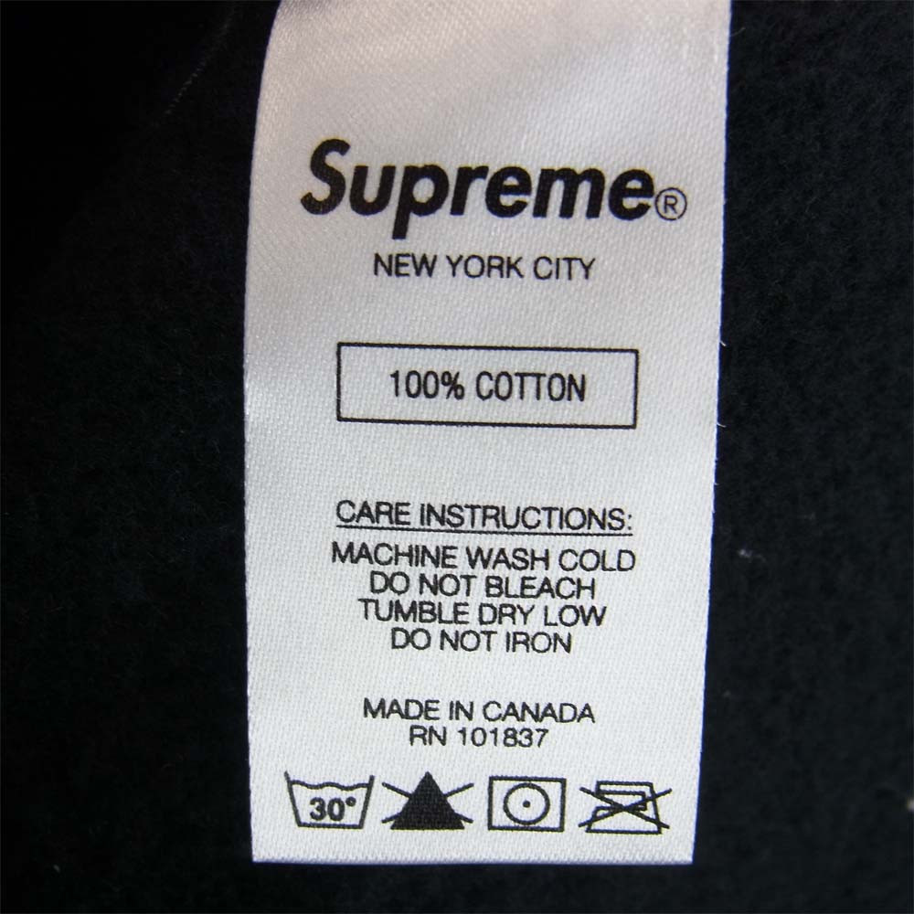 Supreme シュプリーム 20AW S Logo Hooded Sweatshirt ロゴ フーデッド スウェット フーディ ブラック系 L【美品】【中古】