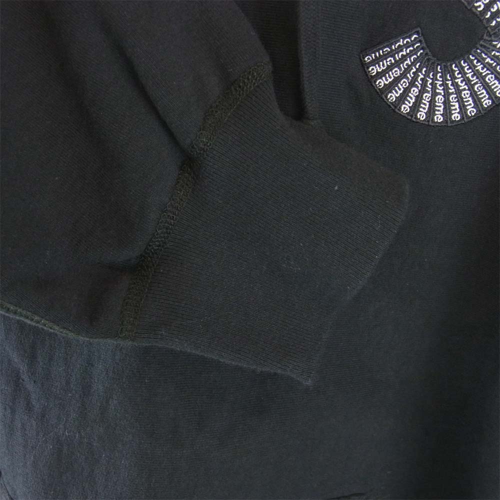 Supreme シュプリーム 20AW S Logo Hooded Sweatshirt ロゴ フーデッド スウェット フーディ ブラック系 L【美品】【中古】