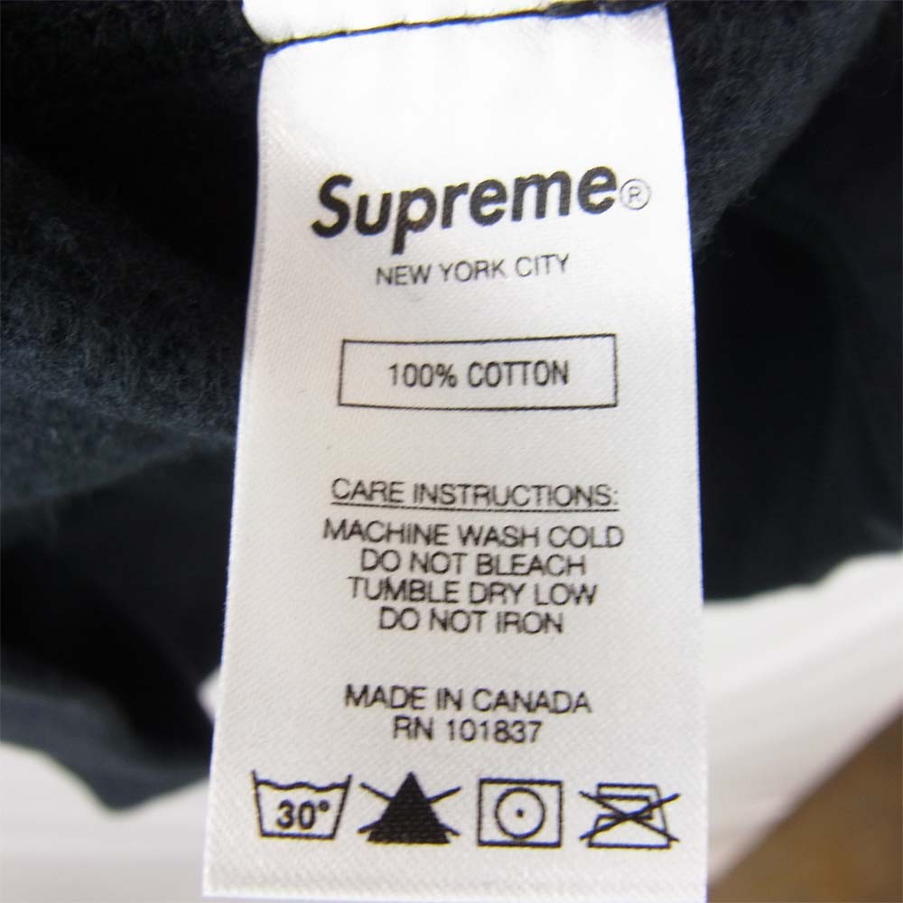 Supreme シュプリーム 20AW レシート付属 Cross Box Logo Hooded Sweatshirt クロス ボックス ロゴ フーデッド スウェット フーディ ブラック系 L【極上美品】【中古】