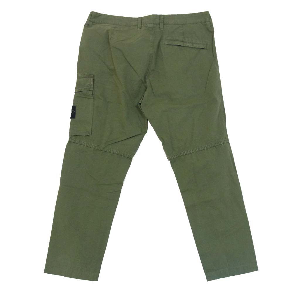 STONE ISLAND ストーンアイランド 20SS 国内正規品 7215312WA Tapered Fit Cargo Pants テーパードフィット カーゴパンツ カーキ系 36【中古】