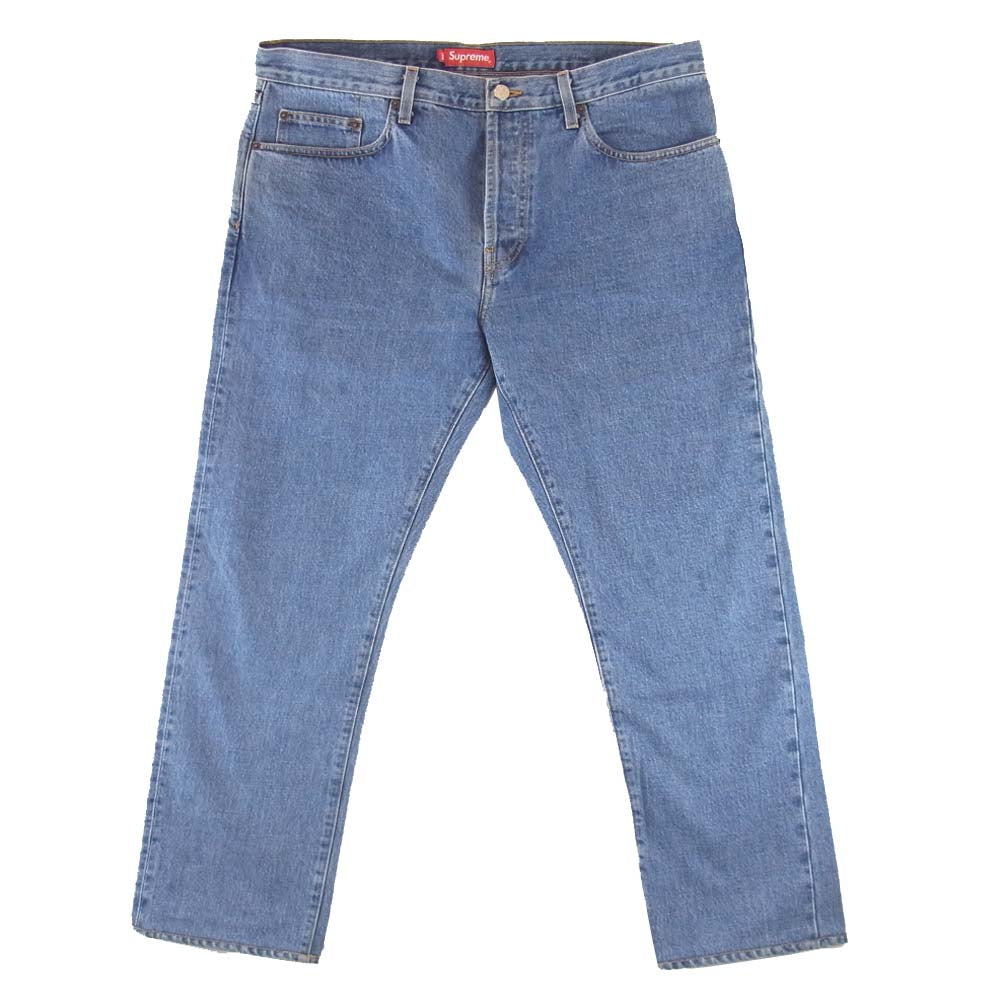 Supreme シュプリーム 17AW Stone Washed Slim Jeans ブルー系 36【美品】【中古】