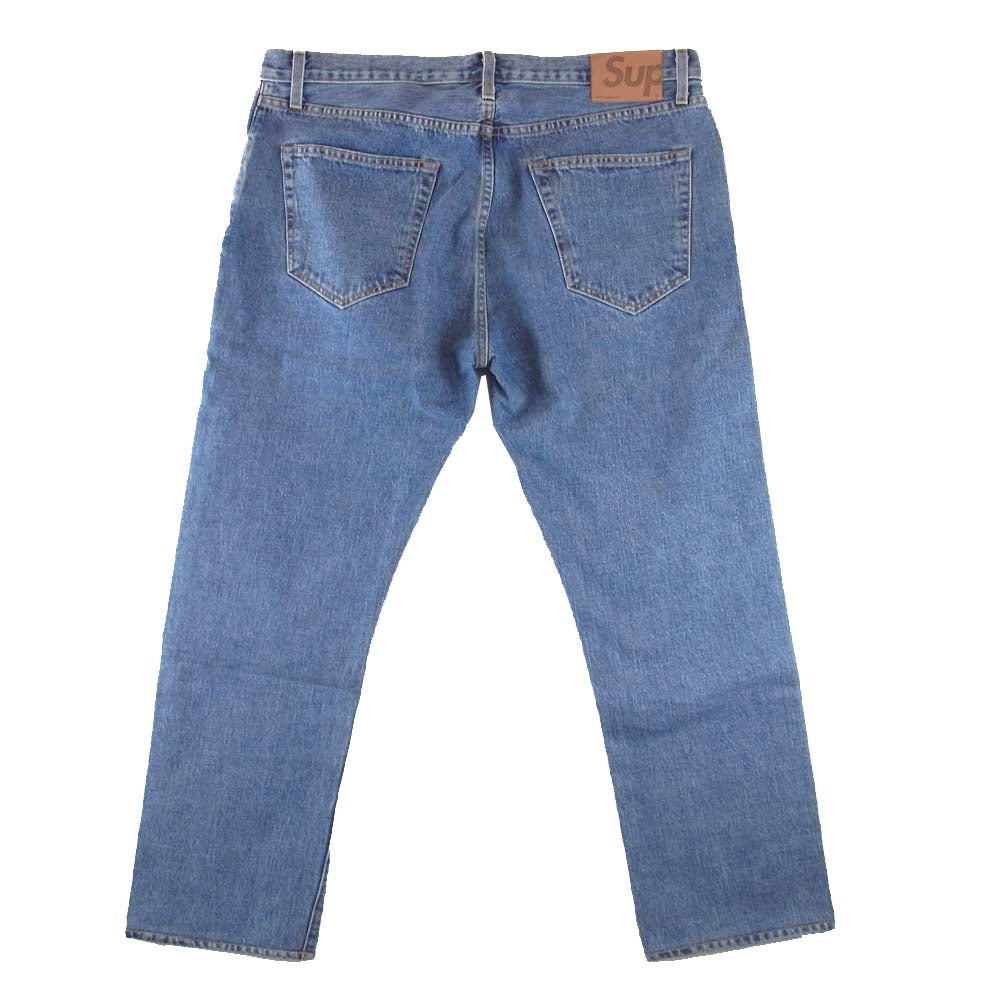 Supreme シュプリーム 17AW Stone Washed Slim Jeans ブルー系 36【美品】【中古】