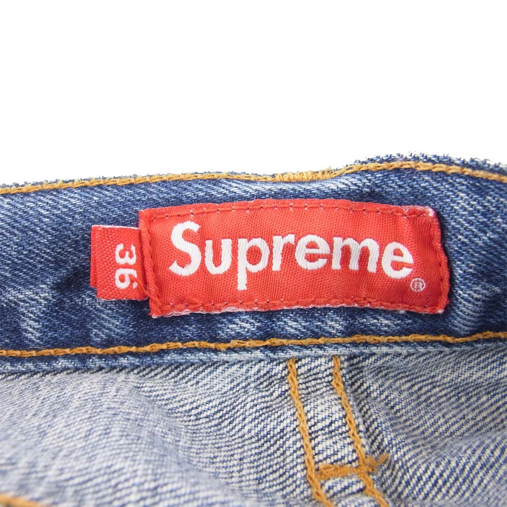 Supreme シュプリーム 17AW Stone Washed Slim Jeans ブルー系 36【美品】【中古】