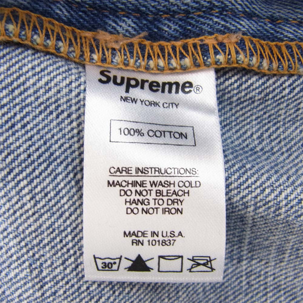 Supreme シュプリーム 17AW Stone Washed Slim Jeans ブルー系 36【美品】【中古】