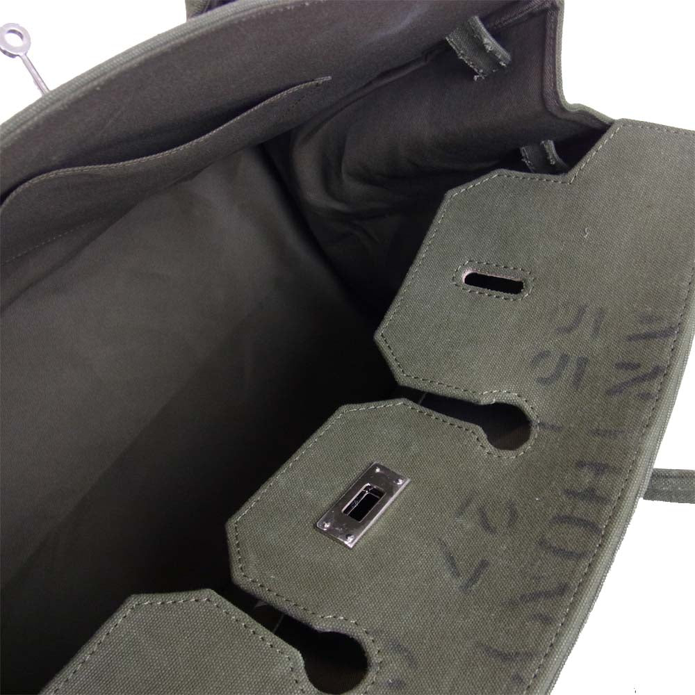 レディメイド Travel Bag トラベルバッグ バーキン型40 ハンドバッグ カーキ系【新古品】【未使用】【中古】