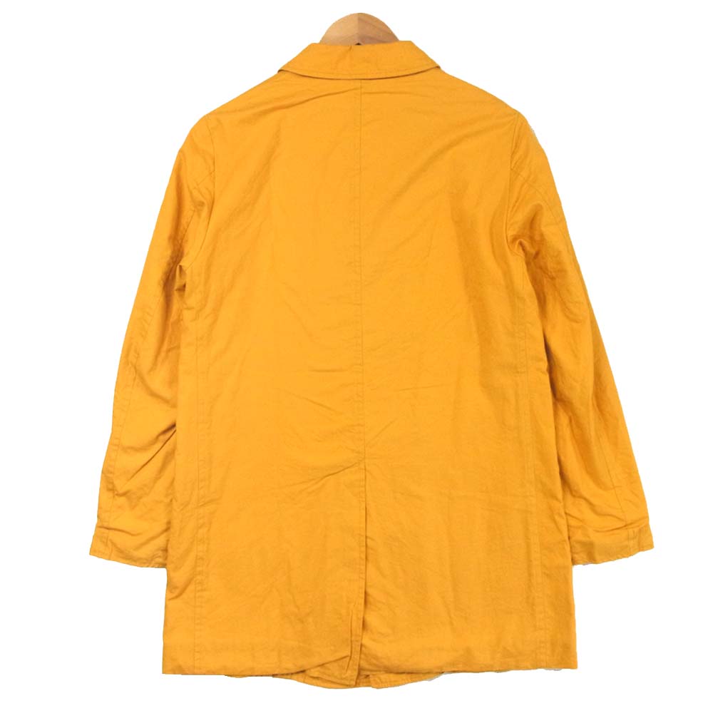 A VONTADE アボンタージ ステンカラー コート コットン 日本製 イエロー系 S【中古】