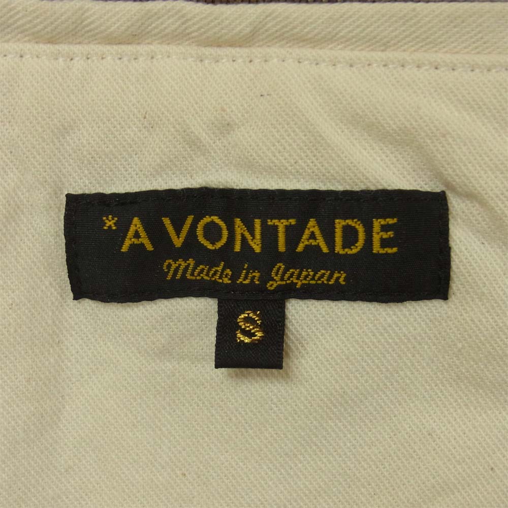 A VONTADE アボンタージ ステンカラー コート コットン 日本製 イエロー系 S【中古】