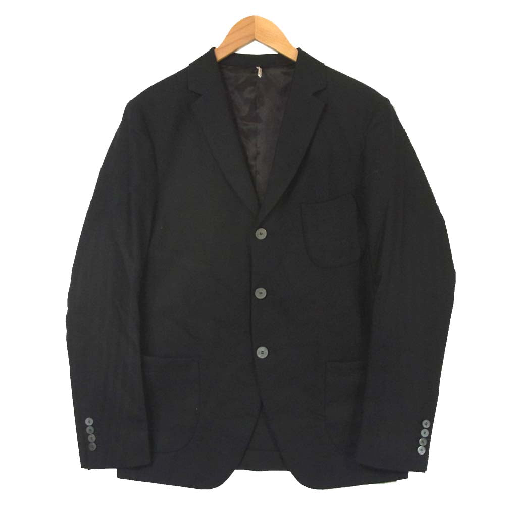 エムズブラック 92513 バイアスヘリンボーン 3B テーラード ジャケット ブラック系 40【美品】【中古】