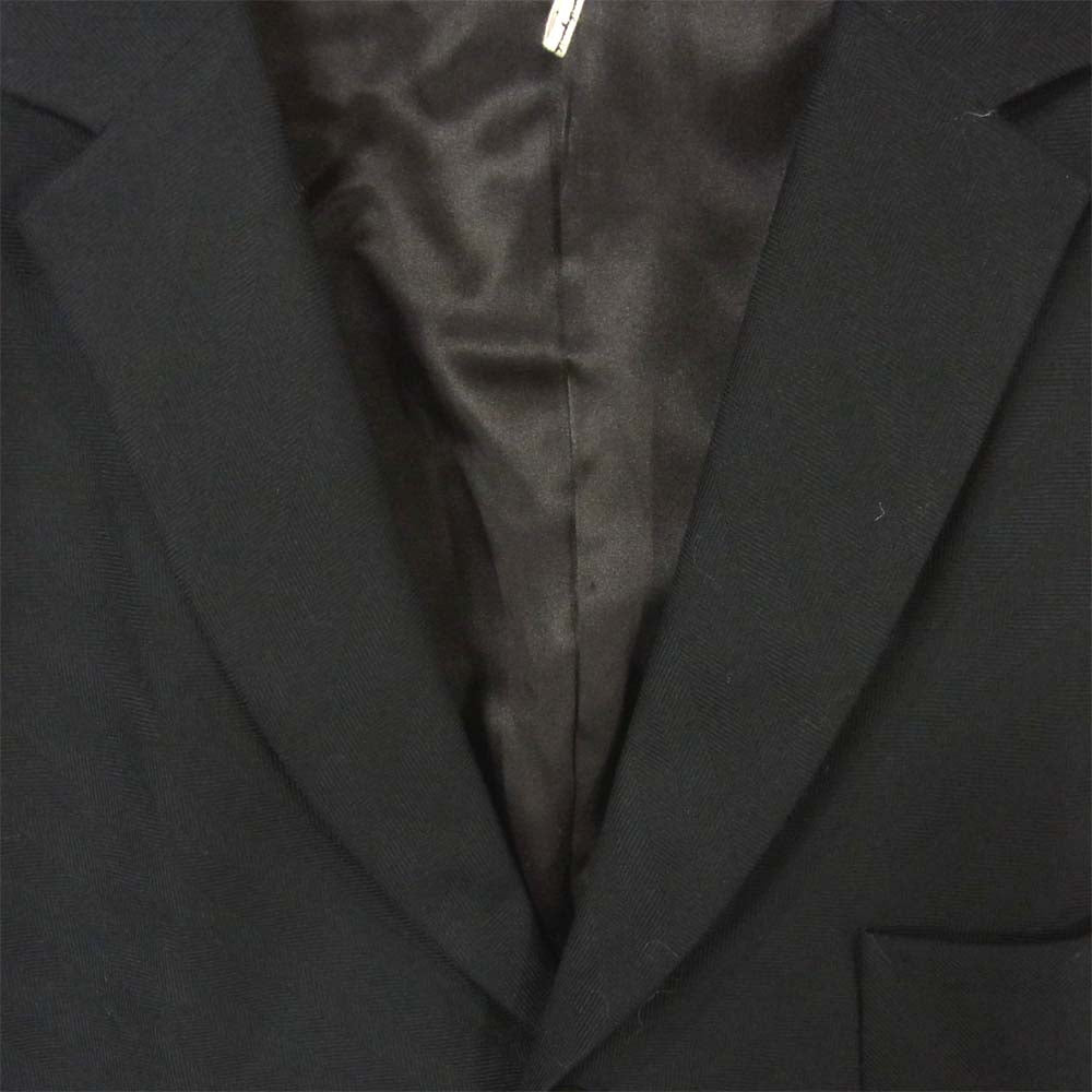 エムズブラック 92513 バイアスヘリンボーン 3B テーラード ジャケット ブラック系 40【美品】【中古】