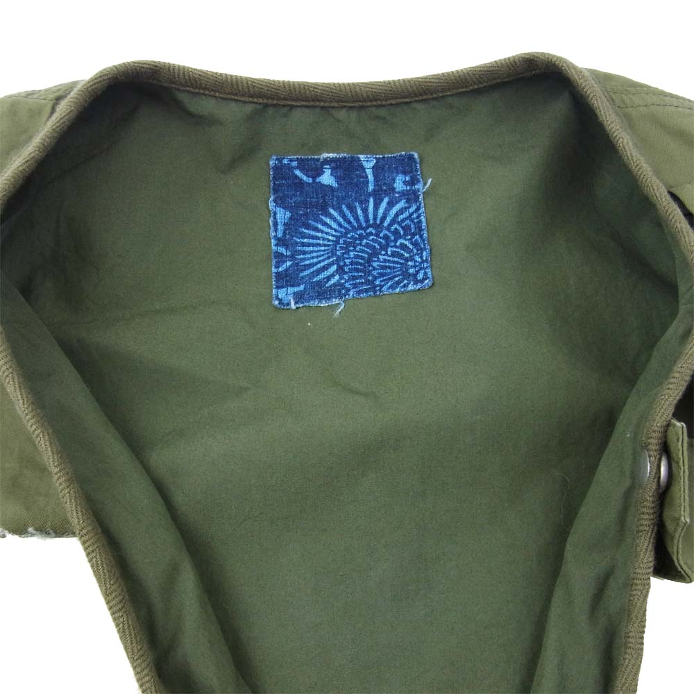 VISVIM ビズビム 0220905013010 ICT PILAR FISHERMAN VEST フィッシャーマン ベスト OLIVE 1【新古品】【未使用】【中古】