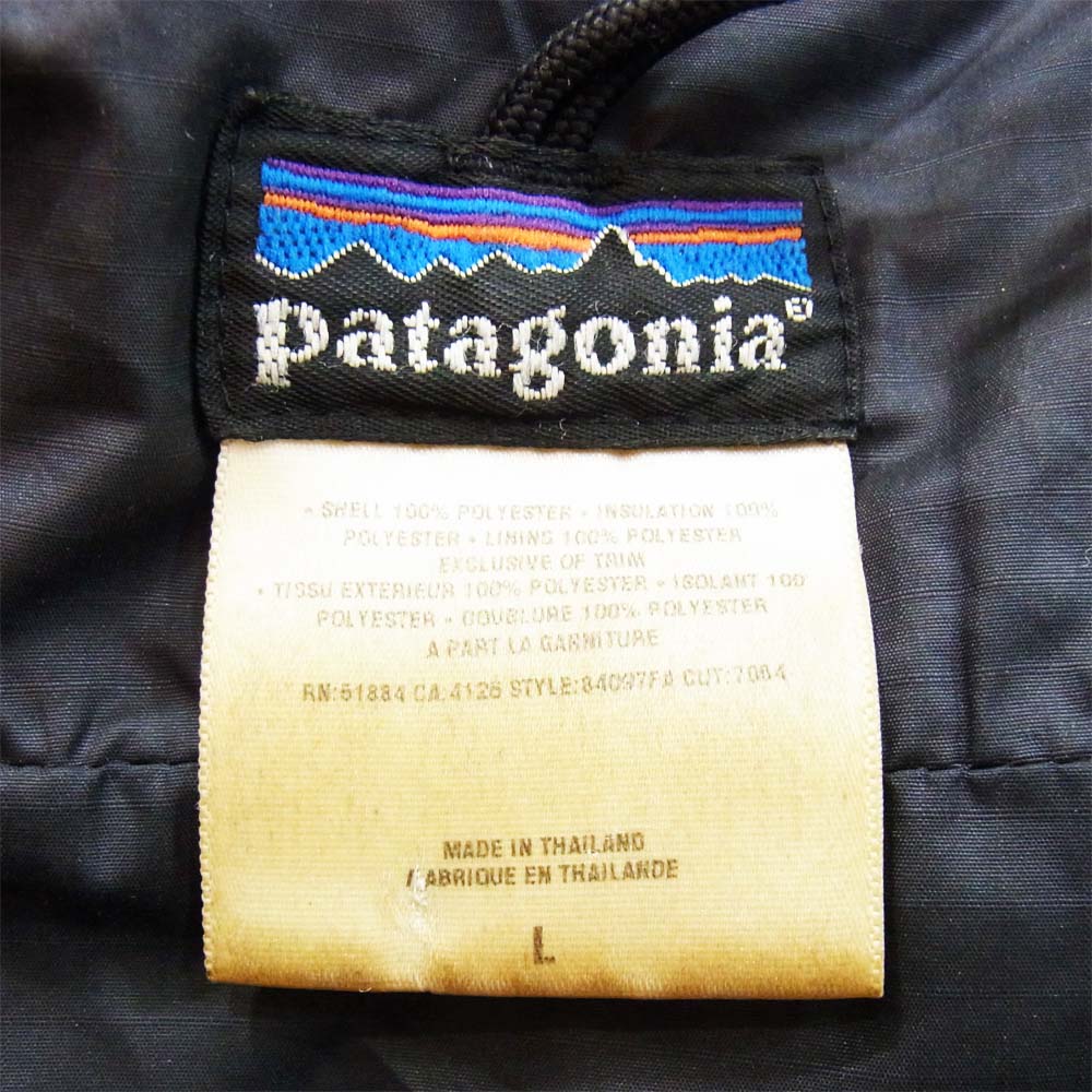 patagonia パタゴニア 84097FA DAS PARKA ダスパーカー 中綿ジャケット ブラック系 L【中古】