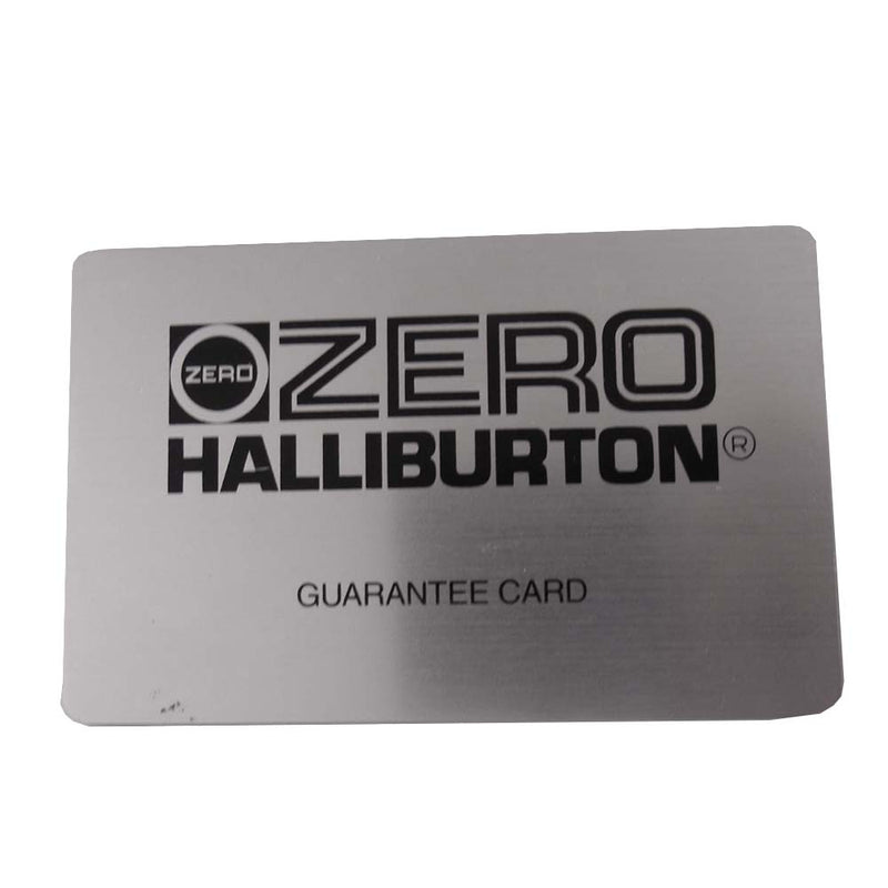 ZERO HALLIBURTON ゼロハリバートン P3-BK ギャラ付き アタッシュケース ブラック系【中古】