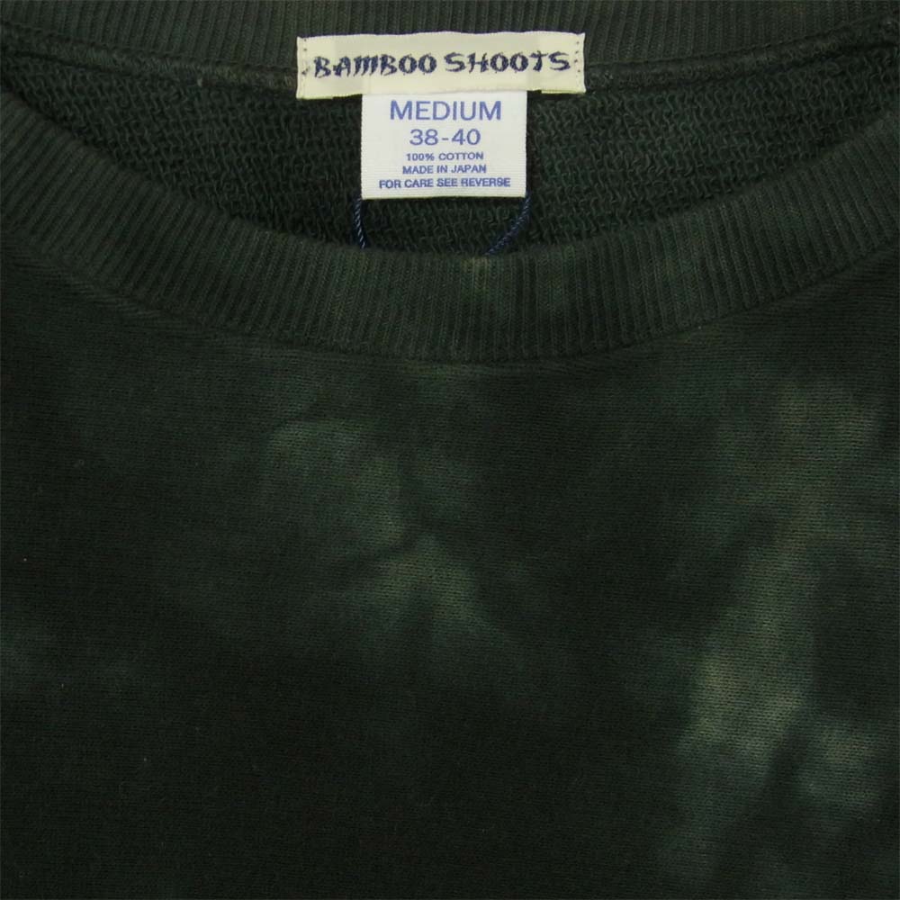 バンブーシュート 20ABBS2001006 TIE-DYE RW CREWNECK SWEAT タイダイ リバースウィーブ クルーネック スウェット BLACK ブラック系 M【新古品】【未使用】【中古】