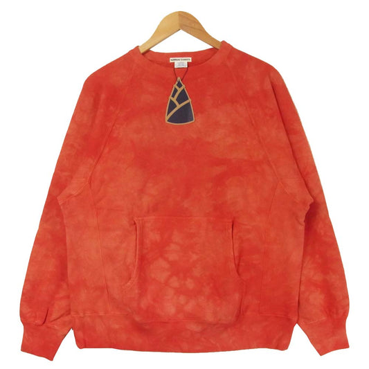 バンブーシュート 20ABBS2001006 TIE-DYE RW CREWNECK SWEAT タイダイ リバースウィーブ クルーネック スウェット RED レッド系 L【新古品】【未使用】【中古】