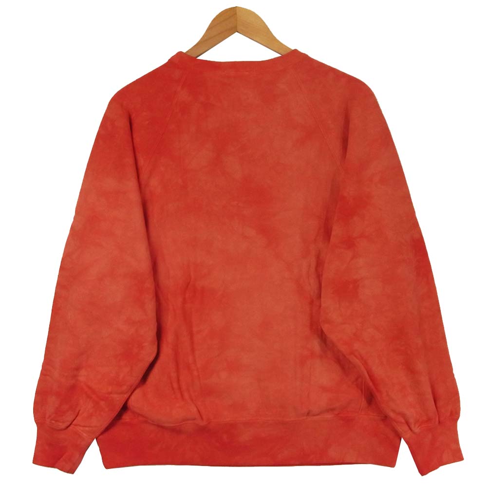 バンブーシュート 20ABBS2001006 TIE-DYE RW CREWNECK SWEAT タイダイ リバースウィーブ クルーネック スウェット RED レッド系 L【新古品】【未使用】【中古】