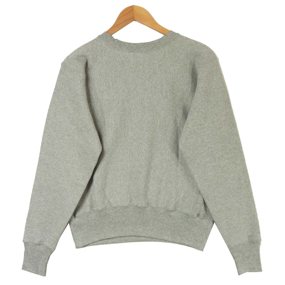 Champion チャンピオン C5-S004 リバースウィーブ 赤タグ クルーネック スウェット シャツ オックスフォードグレー M【新古品】【未使用】【中古】