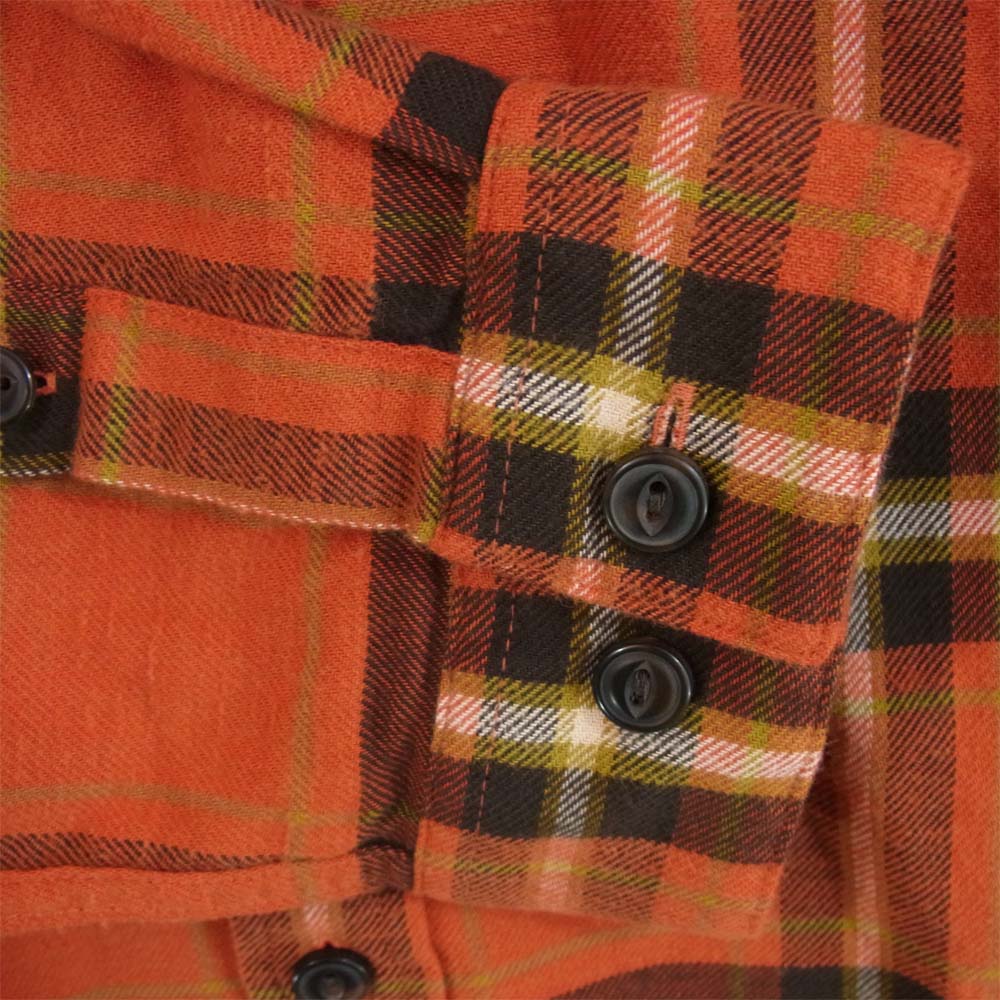 patagonia パタゴニア 54020 Lightweight Fjord Flannel Shirt ライトウェイト フィヨルド フランネル シャツ オレンジ系 S【新古品】【未使用】【中古】